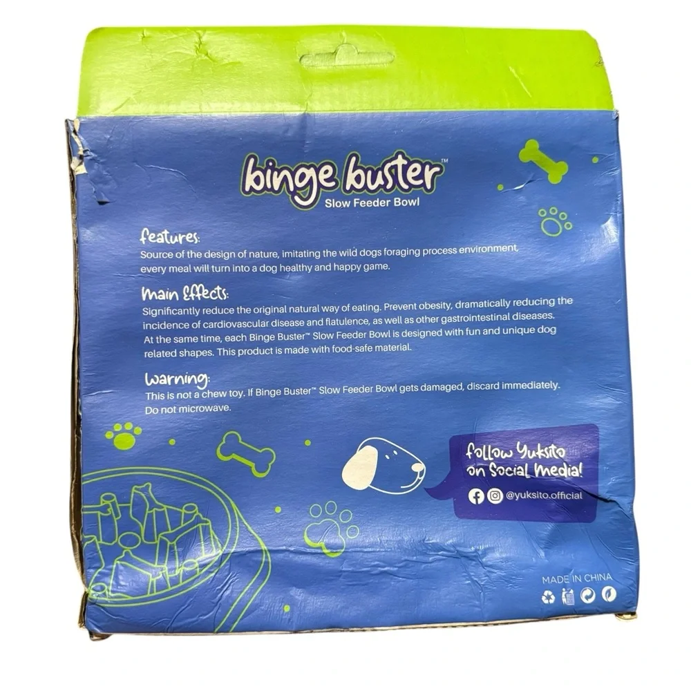 Slow Feeder Dog Bowl Binge Buster